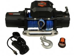 Лебедка автомобильная 4REVO 12000 12V с синтетическим тросом