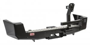 Бампер РИФ силовой задний УАЗ Патриот (2005-2014) с площадкой под лебедку и калиткой стандарт