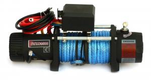 Лебёдка электрическая высокоскоростная 12V Runva 9500 lbs 4350кг (синтетический трос)