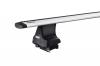 Багажник THULE WingBar серебристый  (на крышу) Длина дуг 135 см, Toyota Hilux Vigo (2005 - 2014)
