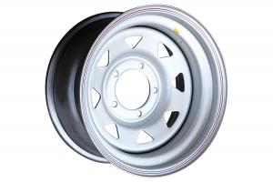Диск усиленный УАЗ стальной серебристый 5x139,7 8xR16 d110 ET-19 (треуг. мелкий)
