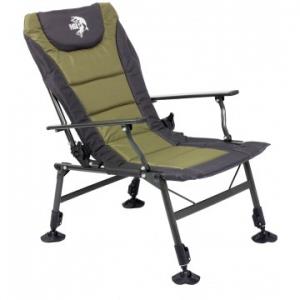 Кресло карповое УЛОВ с подлокотниками, регулируемое, нагрузка: до 130 кг