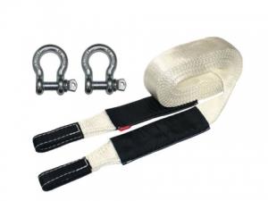 Динамический строп (рывковый) 7 т 9 м серия Туризм + шаклы 3.25 т (2 шт.)