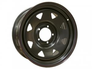 Диск колёсный стальной штампованный 5x139.7, размер 8х18, ET +15, ЦО 110, черный, №93B