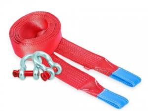 Динамический строп (рывковый) Tplus 12 т 6 м серия Стандарт + шаклы 4.75 т (2 шт.)