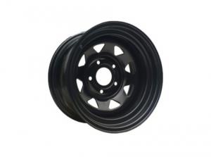 Диск колёсный стальной штампованный 5x114.3, размер 10х15,  ET -40, ЦО 84,  черный, №31B