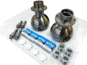 Узел шкворневой на подшипниках (передний мост Спайсер) кастор 8 гр.