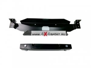 Площадка под лебедку в штатный бампер SsangYong Kyron с бензиновым двигателем