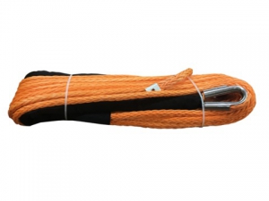 Трос для лебёдки синтетический 12 мм 25 м (Оранжевый)