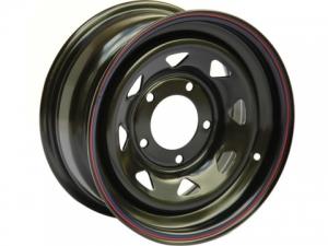 Диск колёсный стальной штампованный 5x139.7, размер 8х15, ET 0, ЦО 110, черный, №69B