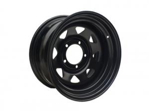 Диск колёсный стальной штампованный 5x139.7, размер 8х16, ET -10, ЦО 110, черный., №90B