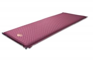 Коврик самонадувающийся ALEXIKA ALPINE PLUS 80 burgundy red, 198x76x7,5 см. (Красный)