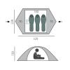 Палатка Point 3 BTrace (Зеленый/Бежевый)