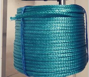 Трос для лебедки синтетический RusArmor 6 мм синий пропитка