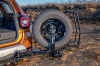 Бампер РИФ силовой задний Renault Duster 2021+ c квадратом под фаркоп, калиткой и подсветкой номера