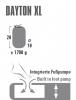 Коврик самонадувающийся High Peak Dayton XL 197х70х10 см. (Серый)