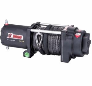 MW X6000LS Лебедка для квадроцикла электрическая с синтетическим тросом
