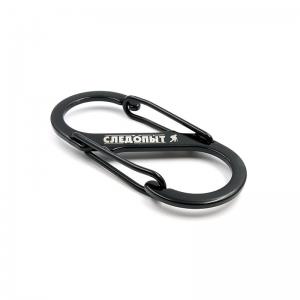 Карабин "СЛЕДОПЫТ" 9 см, двойной, сталь